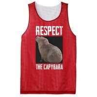 Respect The Capybara Mesh Reversible Basketball Jersey Tank