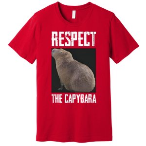 Respect The Capybara Premium T-Shirt