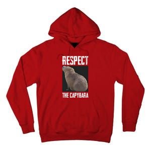 Respect The Capybara Tall Hoodie