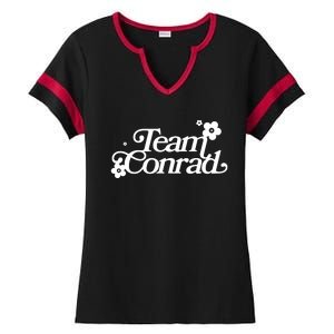 Retro Team Conrad Logo Ladies Halftime Notch Neck Tee