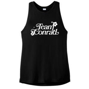 Retro Team Conrad Logo Ladies PosiCharge Tri-Blend Wicking Tank