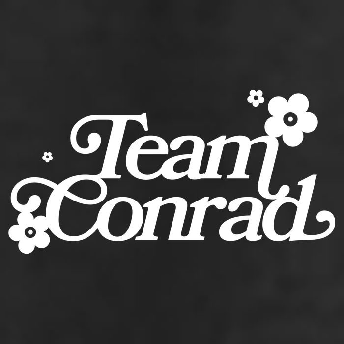 Retro Team Conrad Logo 7 Panel Mesh Trucker Snapback Hat