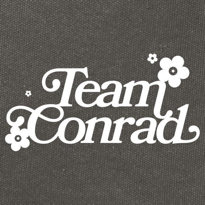 Retro Team Conrad Logo Cotton Canvas Backpack