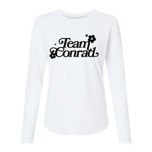 Retro Team Conrad Logo Womens Cotton Relaxed Long Sleeve T-Shirt