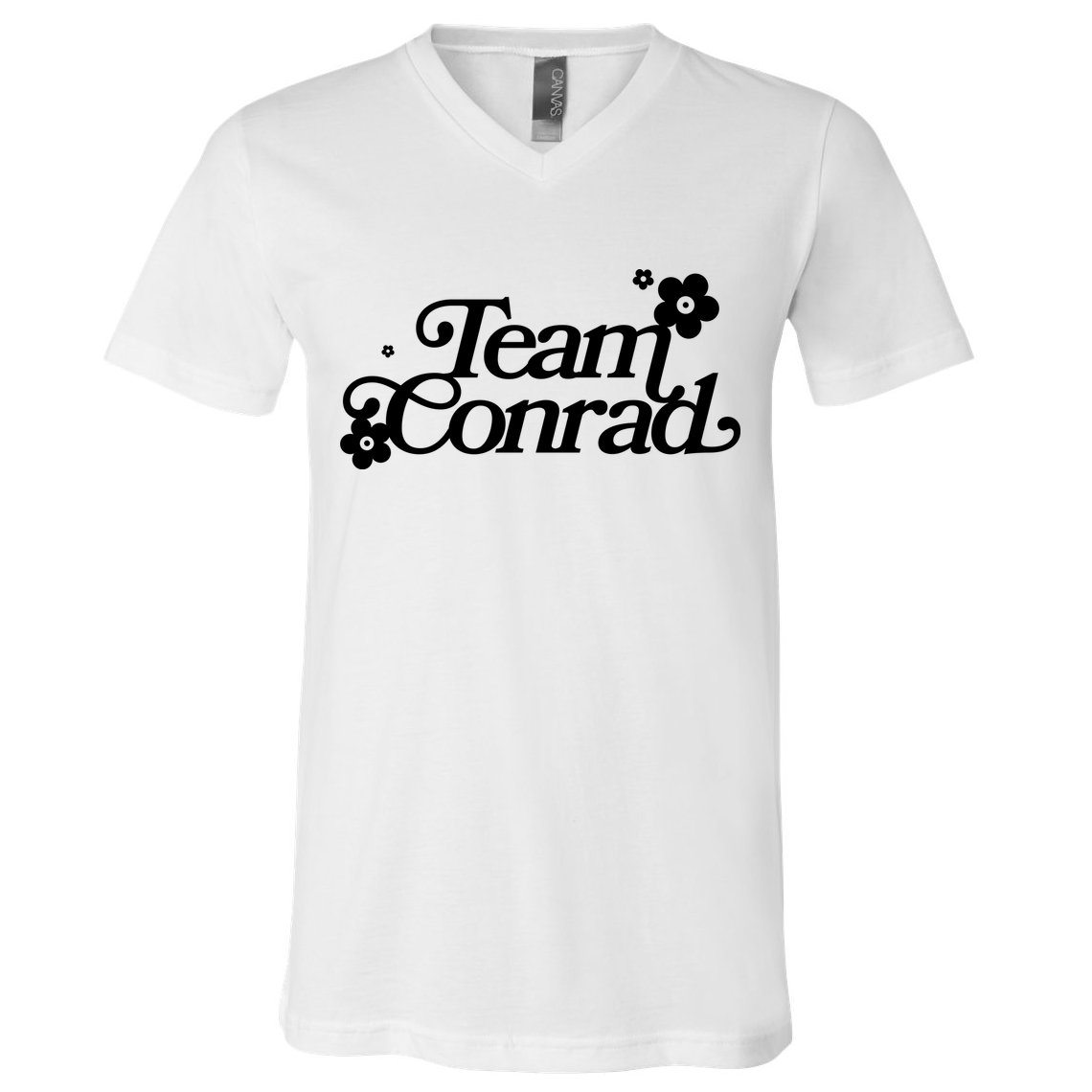 Retro Team Conrad Logo V-Neck T-Shirt