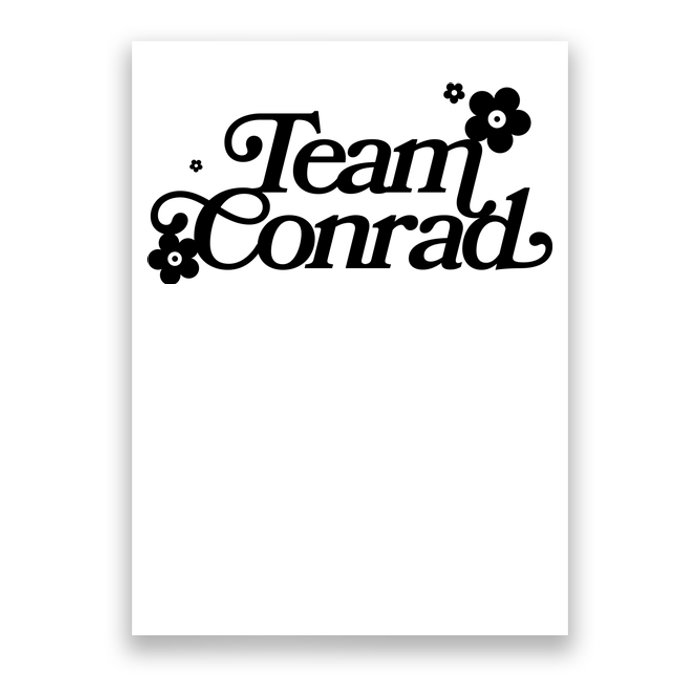 Retro Team Conrad Logo Poster