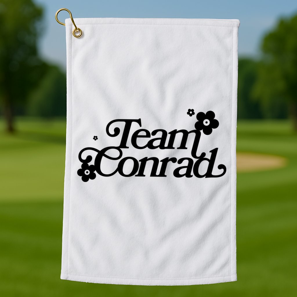 Retro Team Conrad Logo Golf Towel