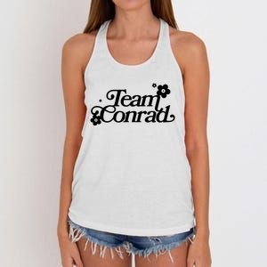 Retro Team Conrad Logo Women's Knotted Racerback Tank