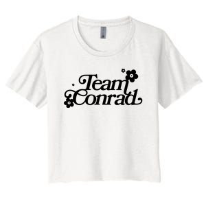 Retro Team Conrad Logo Women's Crop Top Tee