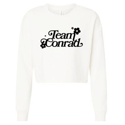 Retro Team Conrad Logo Cropped Pullover Crew