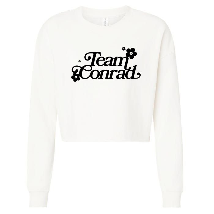 Retro Team Conrad Logo Cropped Pullover Crew