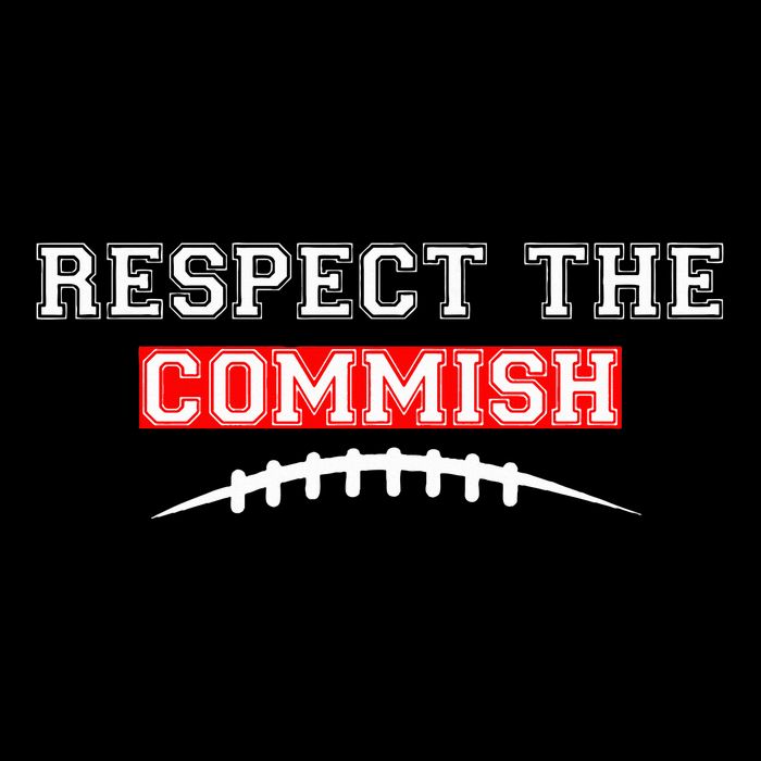 Respect The Commish Fantasy Football Commissioner Impact Tech Backpack