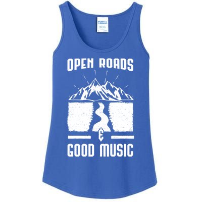 Road Trip Camping Vacation Summer Crew Travel Music Lover Gift Ladies Essential Tank