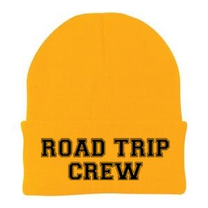 Road Trip Crew Funny Gift Matching Family Vacation Rv Road Trip Cool Gift Knit Cap Winter Beanie