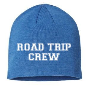 Road Trip Crew Funny Gift Matching Family Vacation Rv Road Trip Cool Gift Sustainable Beanie