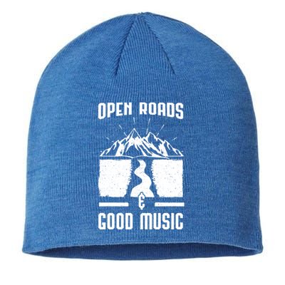 Road Trip Camping Vacation Summer Crew Travel Music Lover Gift Sustainable Beanie