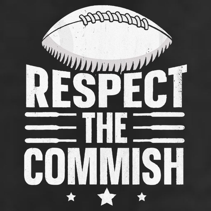 Respect The Commish Fantasy Football Commish Cool Comfort Performance Bucket Hat