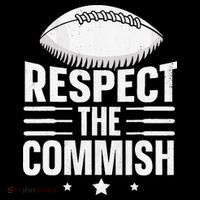 Respect The Commish Fantasy Football Commish Flexfit Unipanel Trucker Cap