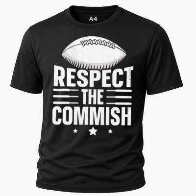 Respect The Commish Fantasy Football Commish Performance Shirt