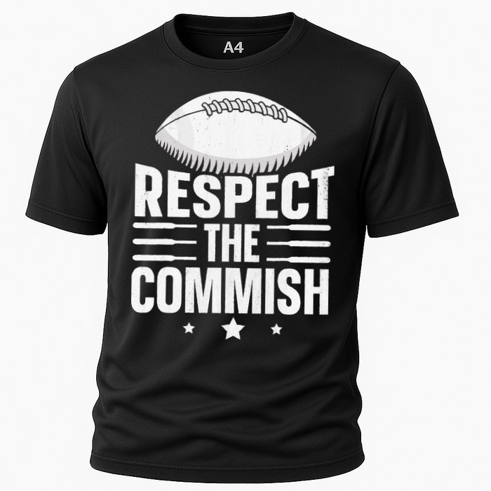 Respect The Commish Fantasy Football Commish Performance Shirt