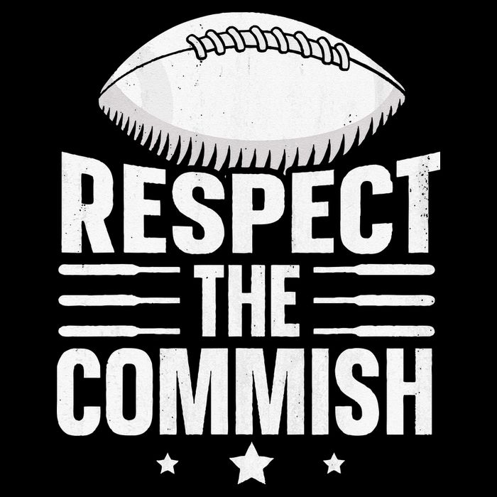 Respect The Commish Fantasy Football Commish Performance Shirt