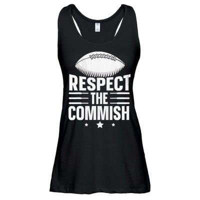 Respect The Commish Fantasy Football Commish Ladies Essential Flowy Tank
