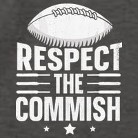 Respect The Commish Fantasy Football Commish Vector Backpack