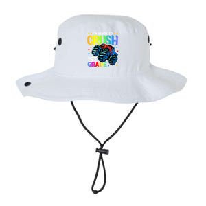 Ready To Crush First Grade 1st Day Of School Monster Truck Gift Legacy Cool Fit Booney Bucket Hat