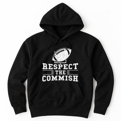 Respect The Commish Fantasy Football Game Day Gift Hoodie