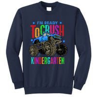 Ready To Crush Kindergarten Monster Truck Back To School Boy Sweatshirt