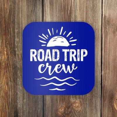 Road Trip Crew Awesome Summer Road Trip Vibes Perfect Spring Gift Coaster