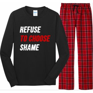 Refuse To Choose Shame Premium Long Sleeve Pajama Set