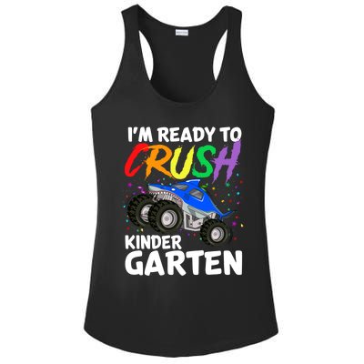 Ready To Crush Kindergarten Back To School Monster Truck Boy Cool Gift Ladies PosiCharge Competitor Racerback Tank