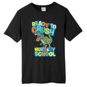 Ready to Crush First Day of Nursery School Dinosaur T Rex Tall Fusion ChromaSoft Performance T-Shirt