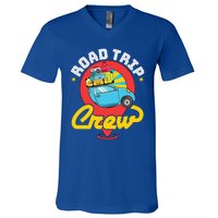 Road Trip Crew Family Vacation Matching Cool Trip Gift V-Neck T-Shirt