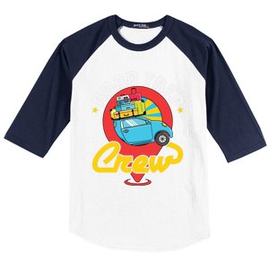 Road Trip Crew Family Vacation Matching Cool Trip Gift Baseball Sleeve Shirt