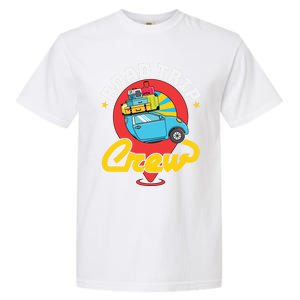 Road Trip Crew Family Vacation Matching Cool Trip Gift Garment-Dyed Heavyweight T-Shirt