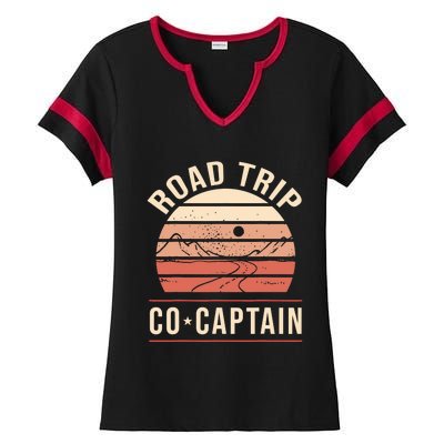 Road Trip Co Captain Road Trip Ladies Halftime Notch Neck Tee