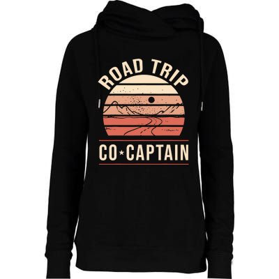 Road Trip Co Captain Road Trip Womens Funnel Neck Pullover Hood