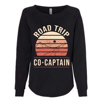 Road Trip Co Captain Road Trip Womens California Wash Sweatshirt