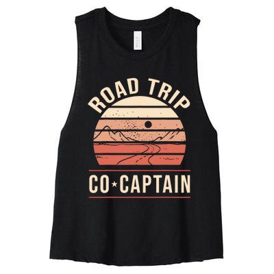 Road Trip Co Captain Road Trip Women's Racerback Cropped Tank