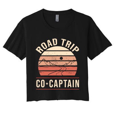 Road Trip Co Captain Road Trip Women's Crop Top Tee