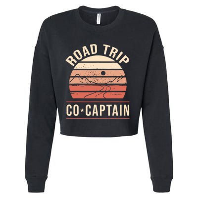 Road Trip Co Captain Road Trip Cropped Pullover Crew