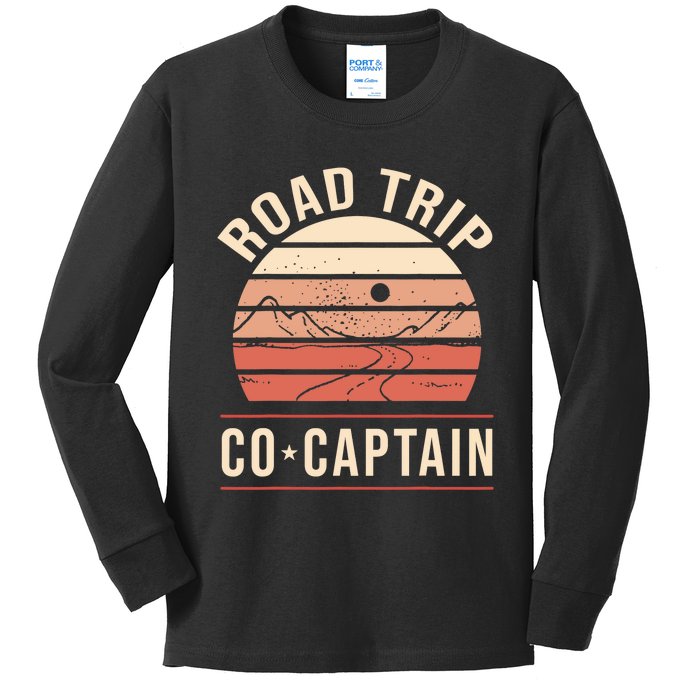 Road Trip Co Captain Road Trip Kids Long Sleeve Shirt