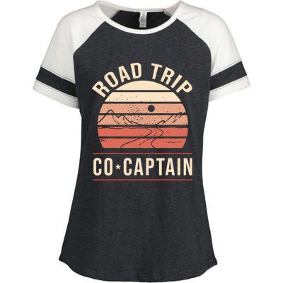 Road Trip Co Captain Road Trip Enza Ladies Jersey Colorblock Tee