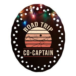 Road Trip Co Captain Road Trip Ceramic Oval Ornament