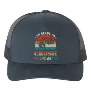 Ready To Crush Second Grade Back To School Monster Truck Boy Gift Yupoong Adult 5-Panel Trucker Hat