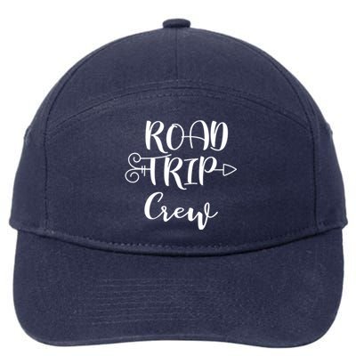 Road Trip Crew Family Vacation Traveling Gift 7-Panel Snapback Hat