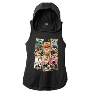 Reader Tarot Card Skeleton Reading Ladies PosiCharge Tri-Blend Wicking Draft Hoodie Tank