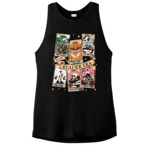 Reader Tarot Card Skeleton Reading Ladies PosiCharge Tri-Blend Wicking Tank